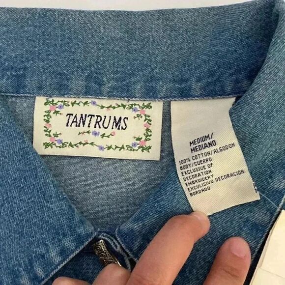 NWT Tantrums Button Down  - Picture 3 of 8